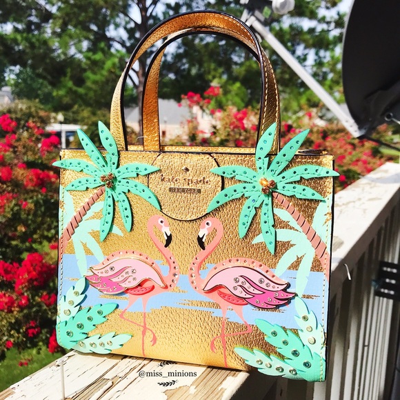 Kate Spade Flamingo Sam Bag - Picture 2 of 8